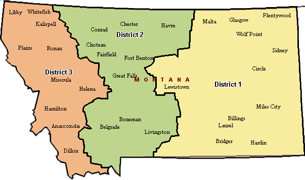 Montana Map